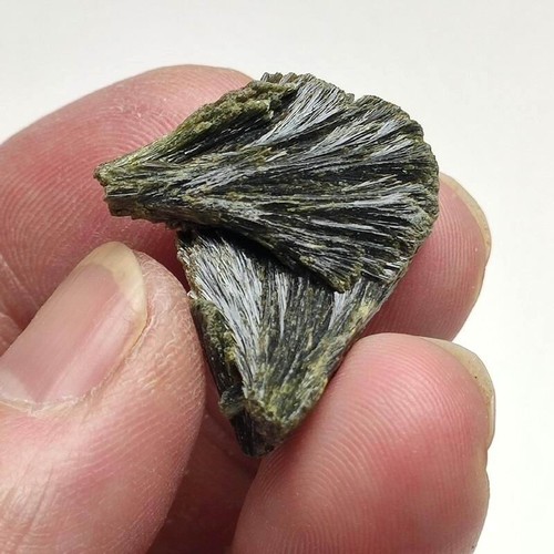 17g/3pz Bellissimo esemplare a grappolo di cristallo epidoto naturale, Pakistan 0040 - Foto 2 di 11