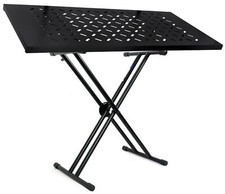 Rockville RKS30X Double X Braced Keyboard Stand w/ Shelf to Turn Into DJ Table