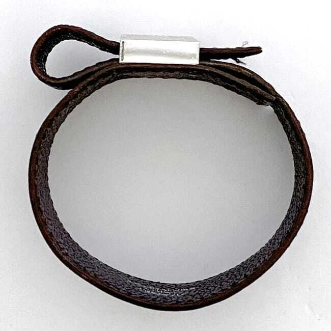 Hermes браслет Artemis ec-22464 фиолетовый хорошее состояние M кожи б/у □F штамп - Изображение 4 из 4