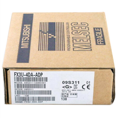 FX3U-4DA-ADP NEW MITSUBISHI PLC PROGRAMMABLE CONTERLLER MODULE FX3U-4DA-ADP