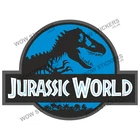 Jurassic World A sticker 195x145mm car mancave van motorhome bag Dinosaur decal