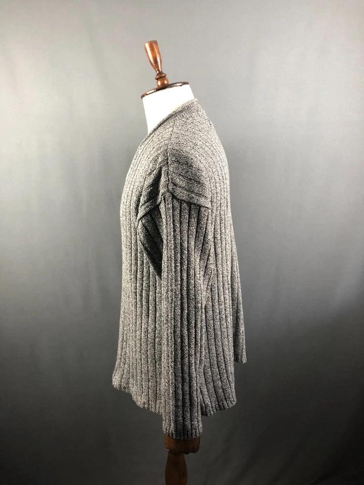 Pullover Armani Jeans de algodón para hombre gris tejido vintage Foto 2 de 4