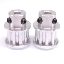 2x XL 10T Timing Belt Pulley Synchronous Wheel 5mm Bore For 10mm Width Belt