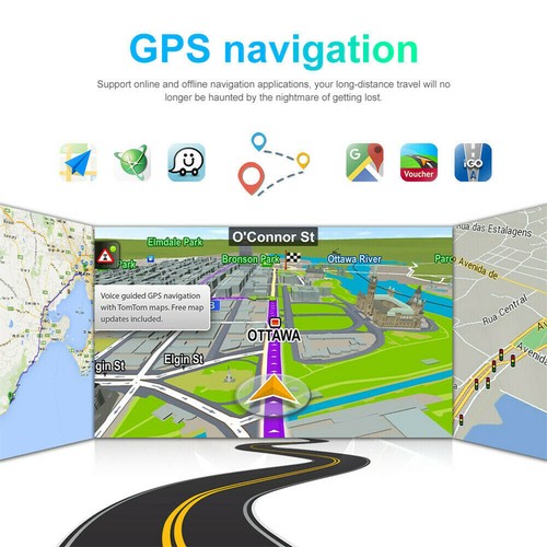 10.1'' Android 10 Car Radio Single 1DIN Touch Screen GPS Wifi MP5 Player - Picture 4 of 12