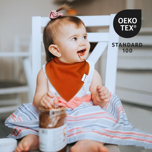 Baby Drool Bibs for Boys & Girls Soft Cotton Bibs for Teething & Drooling - Picture 4 of 9