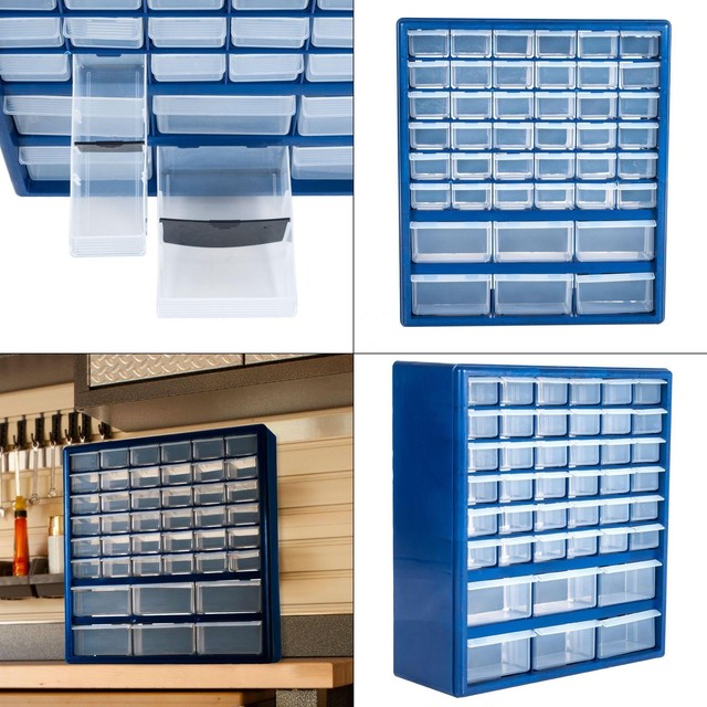 Compartment Storage Box Small Parts Drawer Cabinet Organizer 42