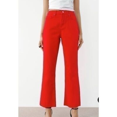 ZARA Z1975 MID RISE STRAIGHT JEANS 6147/080