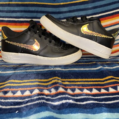 Low Iridescent Pixel Black Air Force Pixel Swoosh Nike Pixel