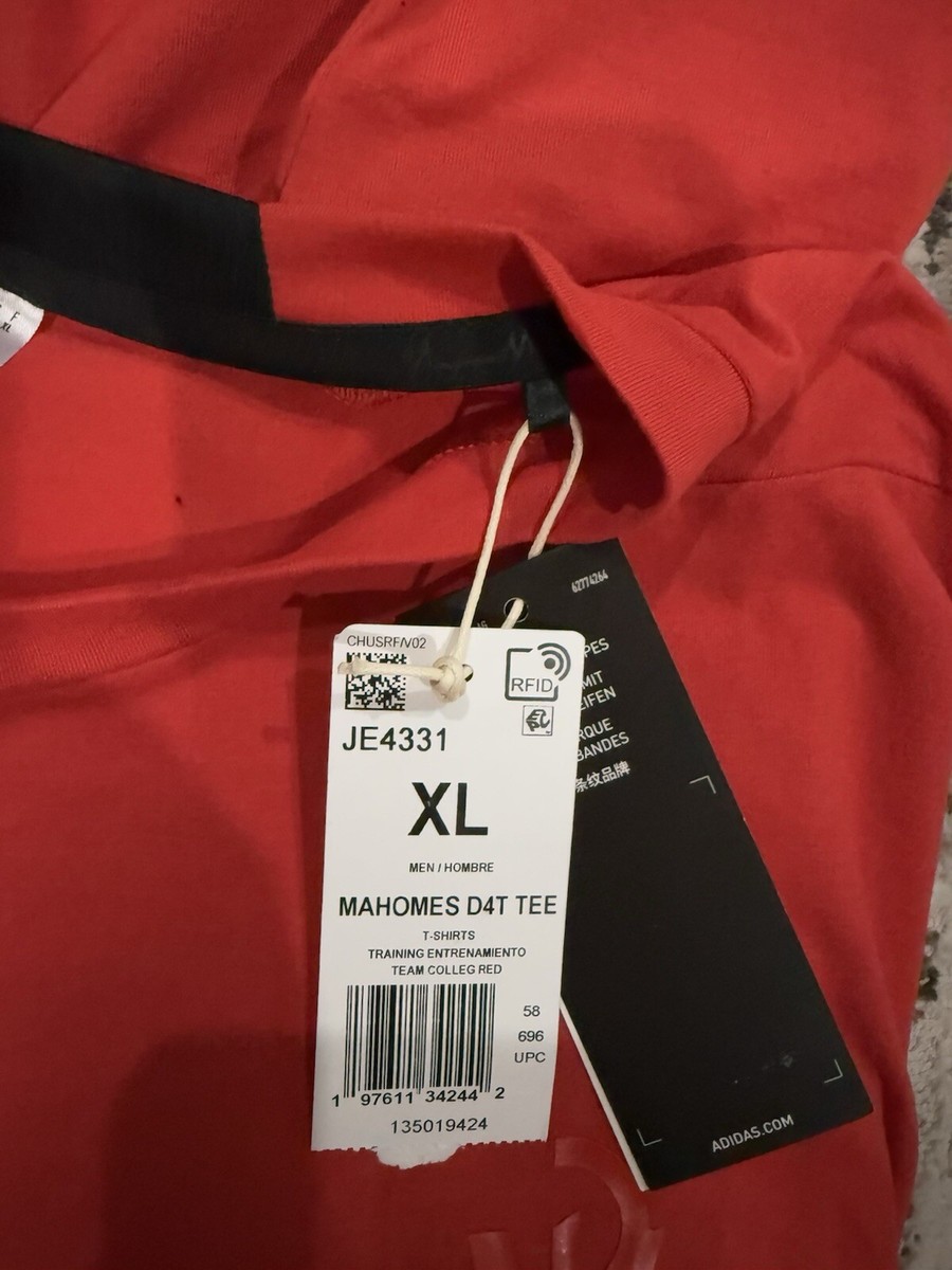 New Adidas Patrick Mahomes D4T Performance Training TShirt