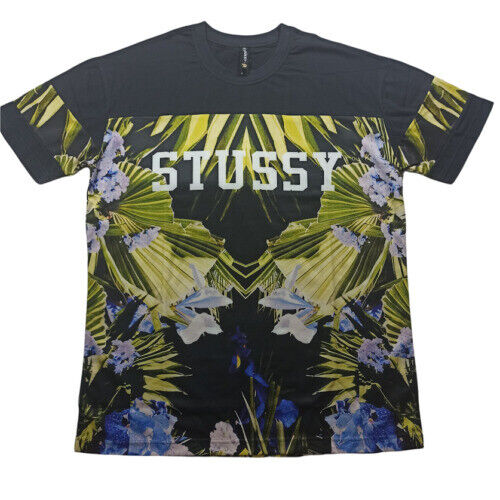 Vintage STUSSY 8ball Floral Hawaiian Hibiscus T-Shirt Large Vintage STUSSY 8ball Floral Hawaiian Hibiscus T-Shirt Large