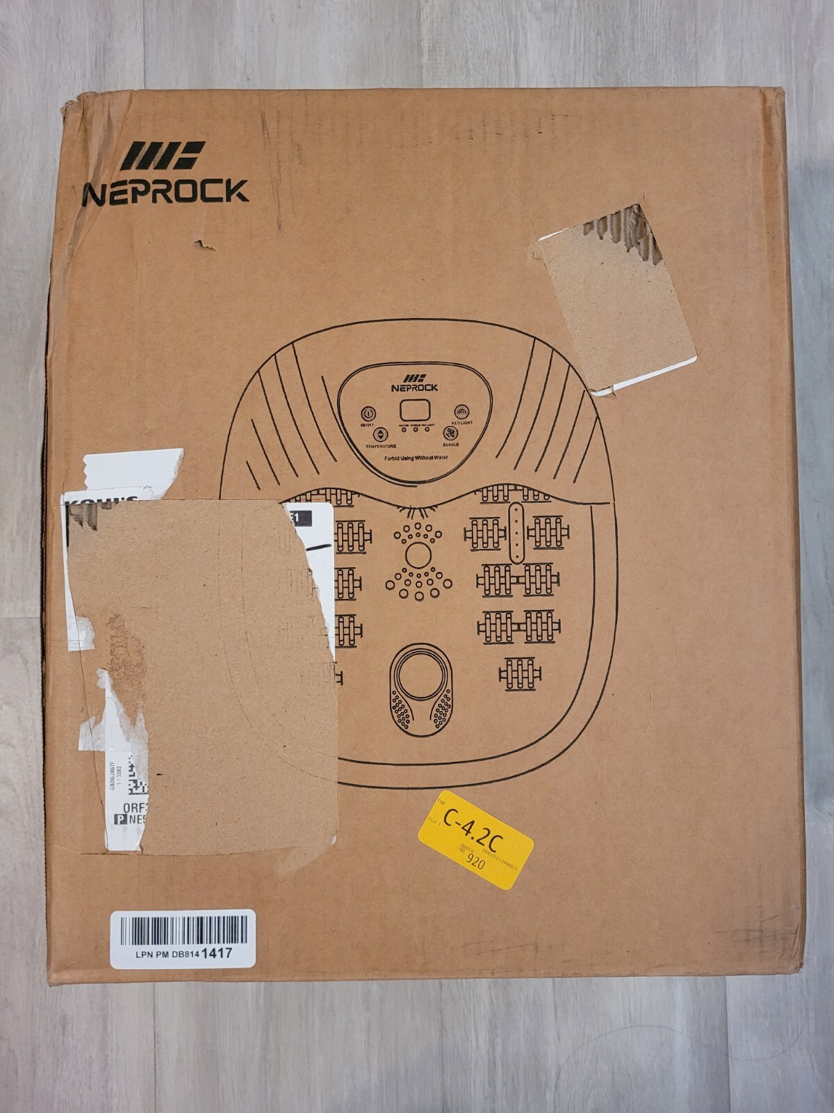 Neprock Foot Spa Bath Massager with Heat *Damaged Box eBay