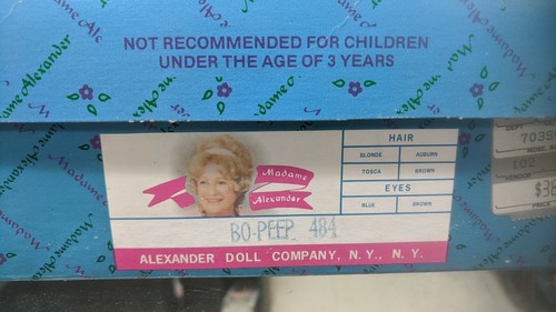 MADAME ALEXANDER BO-PEEP #484 8" DOLL GREAT CONDITION Free Shipping!! - Picture 8 of 8