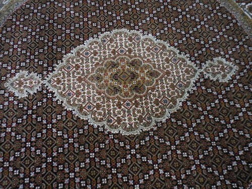 Bohemian Turkish Rug, Turkish Fish Design ,Hand Made Turkish Round Rug 6x6 Ft - Picture 13 of 18