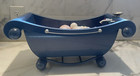 AMERICAN GIRL Blue 18” Doll Bathtub Plus Lot Of 10 Plastic Bubbles VGUC — photo 2