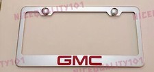 Gmc Stainless Steel Chrome License Plate Frame Holder Rust Free Gmc Stainless Steel Chrome License Plate Frame Holder Rust Free