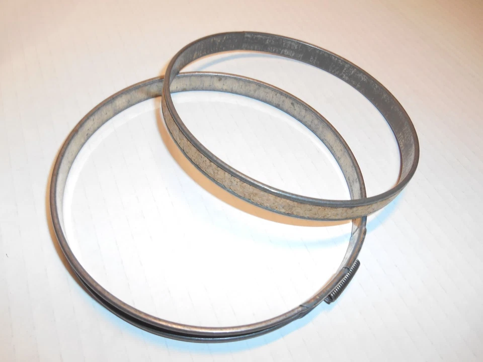 Vintage Round Metal Spring Tension Cork Lined Embroidery Hoop 5" - Image 2 of 4