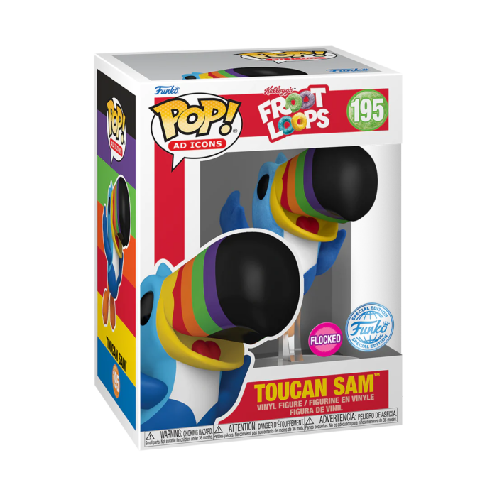 ワッキーワブラー ケロッグ Toucan Sam トゥカン・サム ボビングヘッド Kellogg's - Toucan Sam Flocked Pop! Vinyl Figure 