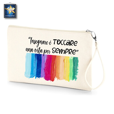 Astuccio / pochette Maestra – mi scappa la cacca – Regali Personalizzati Astuccio / pochette Maestra – mi scappa la cacca – Regali Personalizzati