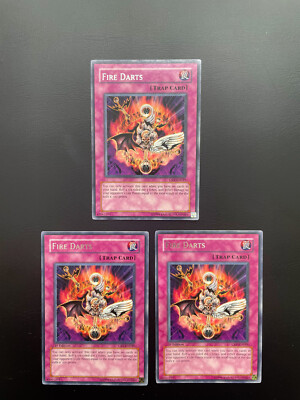 Yugioh Fire Darts CRV-EN049 Rare Mixed Editions LP/MP X3 | eBay