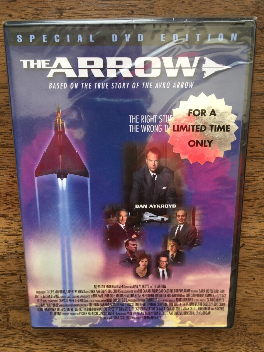 Buy The Arrow DVD Dan Aykroyd 1997 CBC Canada Region 1 NTSC MINT