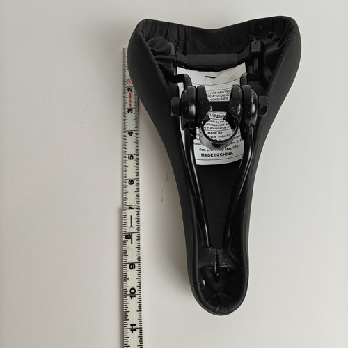 Unbranded Bike Seat, Black Foam 10.5" Long - Picture 7 of 7