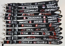 New Car Logo Lanyards Detachable Keychain ID Phone Holder Neck Strap Clip