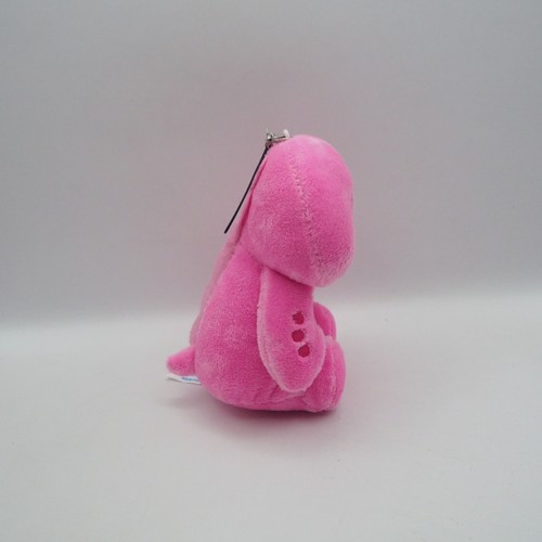 GaChapin Mukku C1407 Fuji TV 2018 UQ Wimax Pink 4" Mascot Plush Toy Doll Japan - Picture 5 of 8