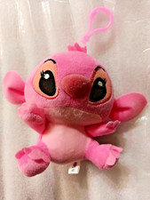 ANGEL PLUSH KEYCHAIN / BAG CLIP LILO AND STITCH -BRAND NEW- 5" TALL, 3" WIDE