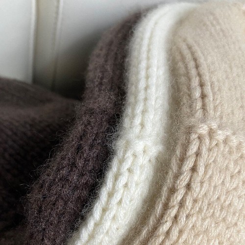 High-neck Thick Sweater Women Loose Lazy Autumn Winter New Knitted Sweater - Picture 6 of 23