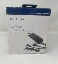 Insignia NS-PWLC591-C 90W Universal Laptop Charger w/ 6 Adapter Tips