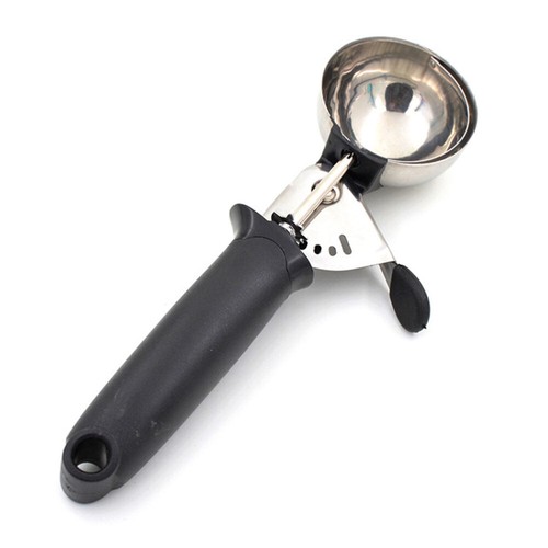 Cuchara para hacer helados de acero inoxidable cuchara para excavar frutas gatillo herramienta de cocina - Imagen 3 de 6