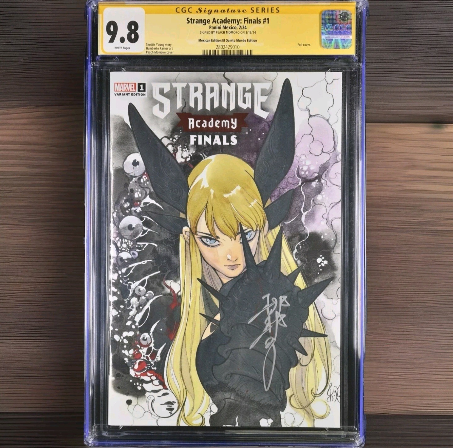 Strange Academy #1 桃桃子表紙 CGC 9.8 アメコミリーフ Amazon.co.jp: Strange Academy #1 桃桃子表紙 CGC 9.8 アメコミ