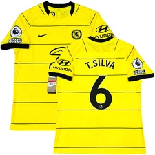 2021/22 Chelsea Authentic Away Jersey #7 T. SILVA Large Nike Premier League Kit