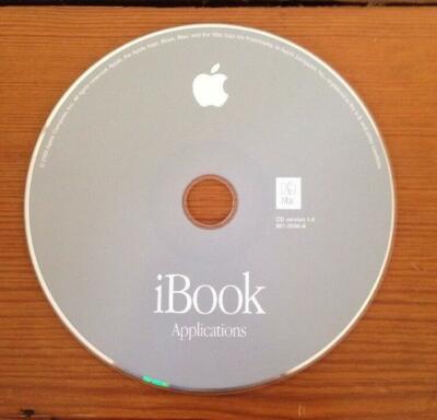 Vintage 2002 Mac Applications 1.4 CD Disc iBook Software Install Macintosh