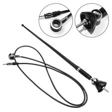 16"  Universal Mount Swivel Base Car AM/FM Radio Amplified Signal Aerial Antenna