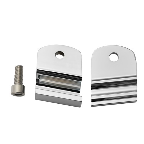 Clutch Cable Clip Chrome For Harley Heritage Softail Fat Boy FLSTF FLST 2000-18 - Picture 7 of 14