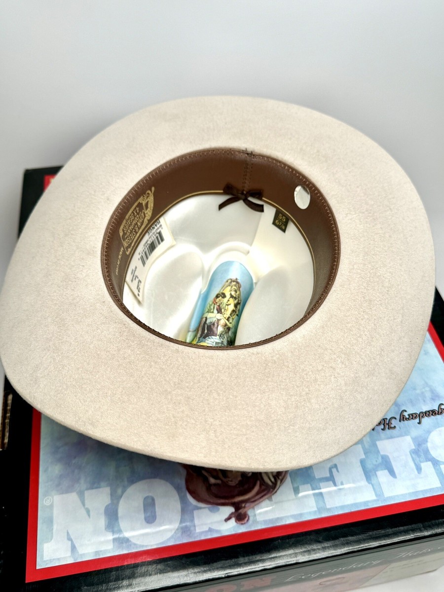 Stetson Cowboy Hat 4x Beaver Fur Silverbelly RANGE New In Box Sz 6 