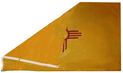 5x8 State of New Mexico 5ft x 8ft Flag Banner Premium Quality Knitted Polyester - Picture 2 of 4