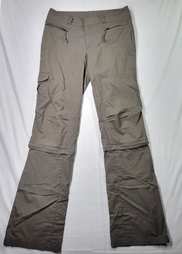 REI CO-OP Women's Convertible Hiking Pants Size 6T Stretch UPF 50+ Gray