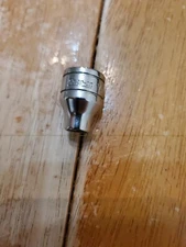 Snap On 3/8" Drive 1/4" 6PT SAE Shallow Chrome Socket USA FS081