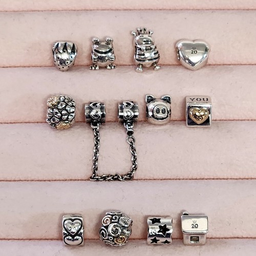 Genuine Pandora 20th anniversary Full set 12 Charms, certificates & Jewelry Box - Bild 12 von 13