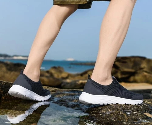 Herren Freizeit Slipper Schuhe Sportlich Laufen Outdoor Fitness Turnschuhe Tennis Gehen - Bild 5 von 18