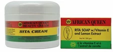 African Queen Rita Cream 8 oz + Rita Soap 200 gms Duo