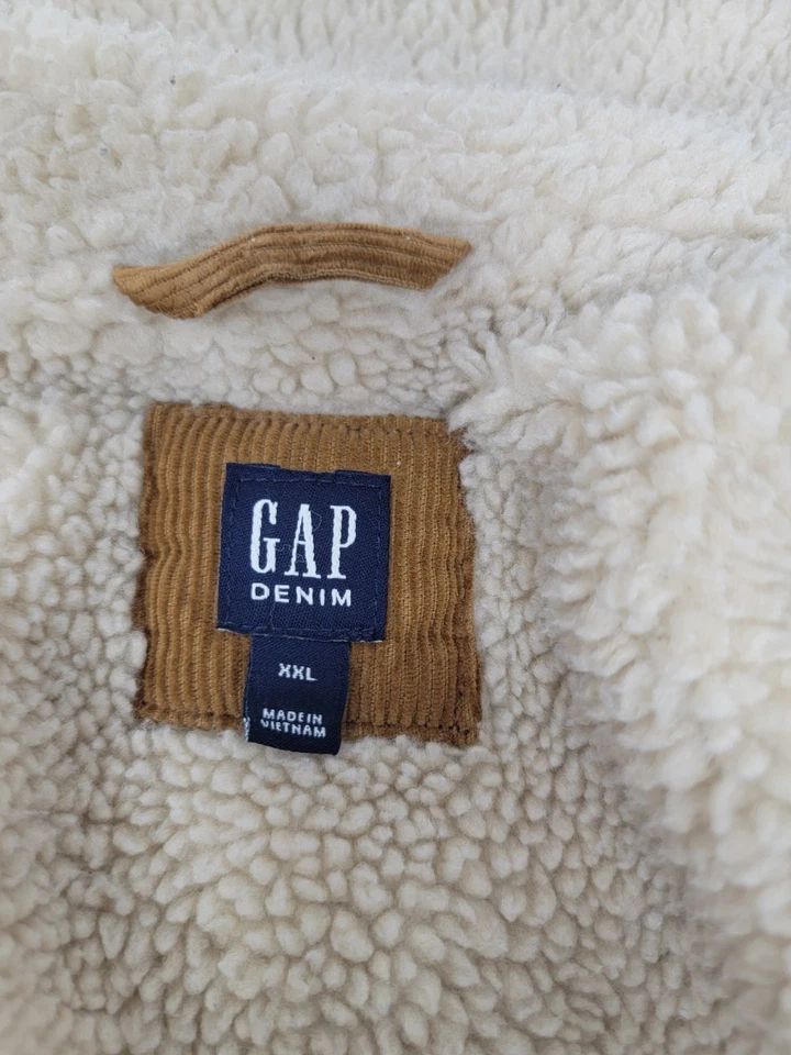 Gap Kids Sherpa Denim Jacket Sz. XxL - Image 3 of 4