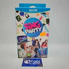NINTENDO WII U SING PARTY + MICROFONO BUNDLE NUOVO NEW PAL