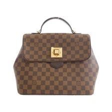 Authentic LOUIS VUITTON Damier Bergamo MM N41168 Bag  #260-007-579-0745