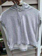 White PUMA Hoodie Sleevless Sport Xl
