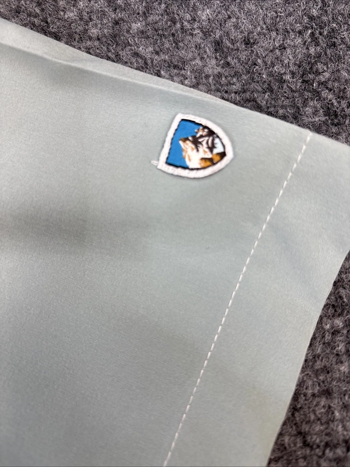 KUHL Men's Size XL Green Tufflex Short Sleeve Button Up Collared Shirt - Image 3 of 4