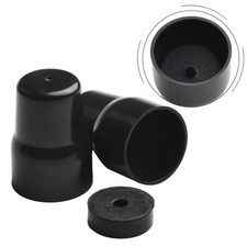 Black Plastic Radiator Cap Covers 24PCS with Secure Installation Design