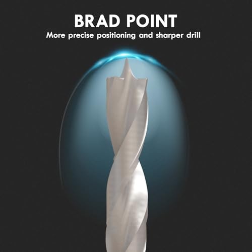 Metric Brad Point Wood Drill Bit Set, 25Pcs High Speed Metric-Round Shank-25pcs - Bild 4 von 7